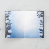 ネイビー王室のブルーバラパーティの招待状カード 招待状 (内部)