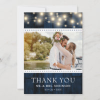 ネイビー素朴ウッド結婚の写真