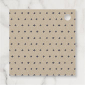 ネイビー素朴パインウッズマウンテンスケッチ結婚ズ フェイバータグ (裏面)