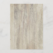 ネイビー素朴ブ航海の結婚の詳細 エンクロージャーカード (裏面)