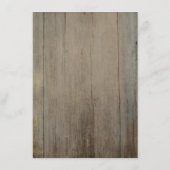 ネイビー結婚フローラインフォメーションゲスト エンクロージャーカード (裏面)