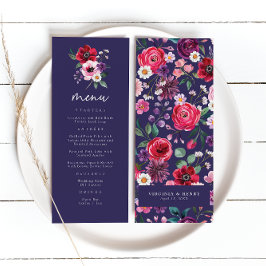 ネイビー結婚フローラ メニュー