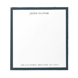 ネイビー縁どブフォーマルのノートパッド ノートパッド