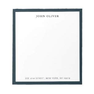 ネイビー縁どブフォーマルのノートパッド ノートパッド