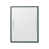 ネイビー縁どブルーフォーマルズ ノートパッド (回転)