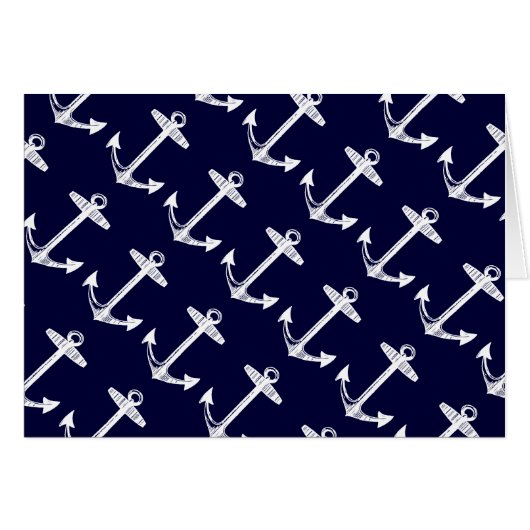 ネイビー航海のいかりパターン (正面横)