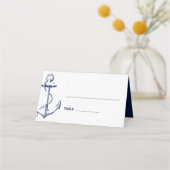 ネイビー航海のいかり プレイスカード (正面)