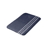 ネイビー航海のアンジェルフィッシュ海沿いの白 バスマット (アングル)