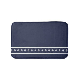 ネイビー航海のアンジェルフィッシュ海沿いの白 バスマット