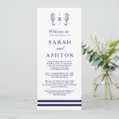 ネイビー航海のシーホース結婚式 プログラム (スタンド正面)