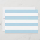 ネイビー航海のスカイブルーいかり結婚の写真 セーブザデート (裏面)