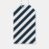 ネイビー航海のタコの好意 ギフトタグ (裏面)