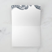 ネイビー航海のタコ折りサンキューカード サンキューカード (内部)