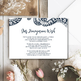 ネイビー航海のタコ新婚旅行カード エンクロージャーカード