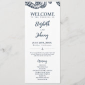 ネイビー航海のタコ結婚のセレモニー プログラム (正面)