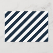 ネイビー航海のタコ結婚の情報カード エンクロージャーカード (裏面)