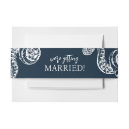 ネイビー航海のタコ結婚ズ 招待状ベリーバンド