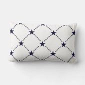 ネイビー航海のダッシュ&スター ランバークッション (裏面)