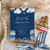 ネイビー航海のバースデーパーティー招待 招待状