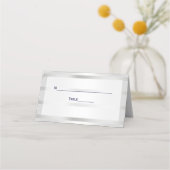 ネイビー航海のブルいかりシルバーウィートエスコートカード プレイスカード (裏面)