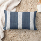 ネイビー航海のブルランバーピロー ランバークッション (ブランケット)