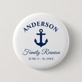 ネイビー航海のブルーいかりファミリー懇親会 缶バッジ (正面)