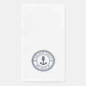 ネイビー航海のブルーいかりボート名 (正面)