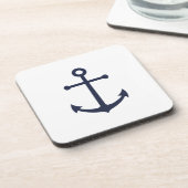 ネイビー航海のブルーいかり コースター (左側)