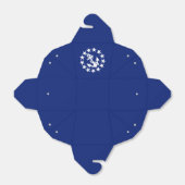 ネイビー航海のブルーのアメリカンヨット国旗 フェイバーボックス (折り畳みなし)