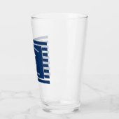 ネイビー航海のブルーウェルカムクアボードボートネームいかり タンブラーグラス (左)