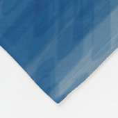 ネイビー航海のブルーウェルカムクアボードボートネームいかり フリースブランケット (角)