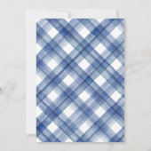 ネイビー航海のブルークルーズ結婚ズ 招待状 (裏面)