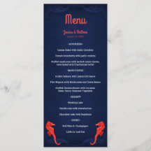 ネイビー航海のブルーコーラルシーホースビーチ結婚式