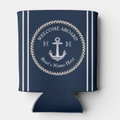 ネイビー航海のブルーボート名いかりロープ 缶クーラー (裏面)