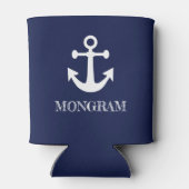 ネイビー航海のブルーボート名いかり 缶クーラー (裏面)