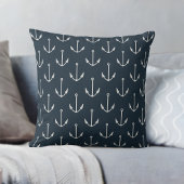ネイビー航海のブルー装飾用クッションミニマルいかり クッション