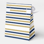 ネイビー航海のブルー金ゴールドいかり フェイバーボックス (裏面サイド)