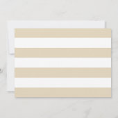 ネイビー航海のベージュいかり結婚の写真 セーブザデート (裏面)