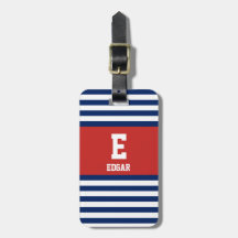 ネイビー航海のホワイトストライプレンズモノグラム