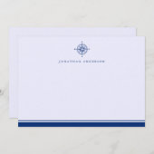 ネイビー航海のマリコンパス通信 ノートカード (正面/裏面)