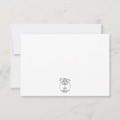 ネイビー航海の結婚ズ 出欠カード (裏面)