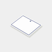 ネイビー色の帆船 ポストイット (アングル)