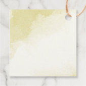 ネイビー赤離れ花結婚金ゴールド フェイバータグ (裏面)