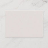 ネイビー赤面結婚の詳細エンクロージャカード エンクロージャーカード (裏面)