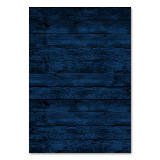 ネイビー金ゴールドピンク結婚のエンクロージャカード テーブルナンバー (裏面)