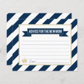 ネイビー金ゴールドプリンスアドバイスfor the new mom (正面/裏面)