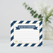 ネイビー金ゴールドプリンスアドバイスfor the new mom (スタンド正面)