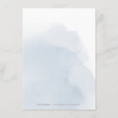 ネイビー銀の華やかなヴィンテージの結婚式詳細 エンクロージャーカード (裏面)