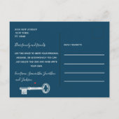 ネイビー鍵写真を移動のお知らせ 案内ポストカード (裏面)