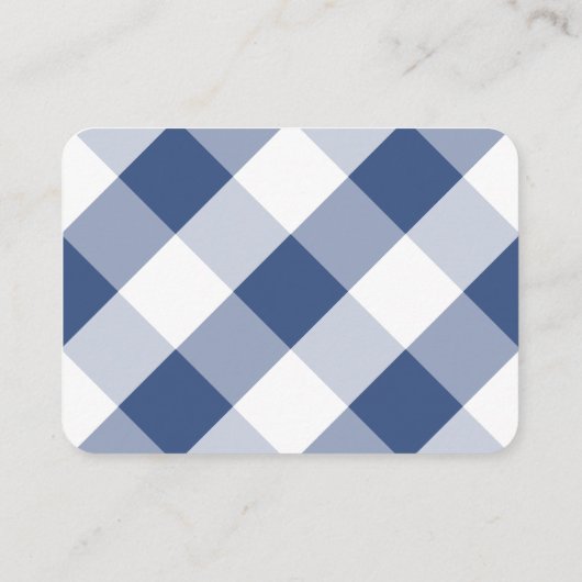 ネイビー頭が切れるブルーベイビーシャワー書要求詩 エンクロージャーカード (裏面)